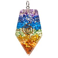 Orgonite Hanger Koperen Spiraal Vijfhoekig Chakra