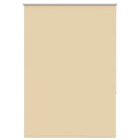 vidaXL Rolgordijn verduisterend 110x130 cm stofbreedte 105,7 cm beige