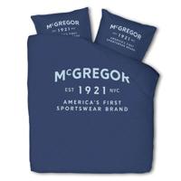 Dekbedovertrek McGregor Boston - Tweepersoons (200x240 cm) - Navy Katoen - Dessin: Tekst - McGregor - Dekbed-Discounter.nl