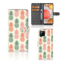 Samsung Galaxy A42 5G Book Cover Ananas