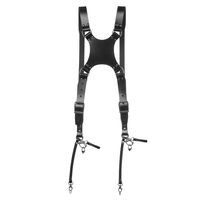 The Hantler Dual camera harness Black/Bullet Large (L-XL)