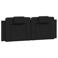 vidaXL Hoofdbordkussen 120 cm kunstleer zwart, hoofdbord kussen, kussen hoofdbord, hoofdbord bed kussen, hoofdeinde kussen, kussen hoofdeinde bed