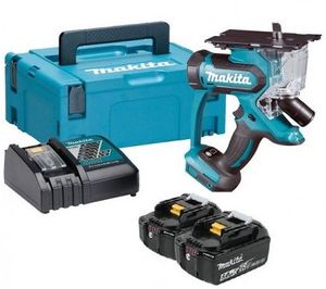 Makita DSD180RTJ | 18V Gipszaag | 2 x 5.0 Ah accu + snellader