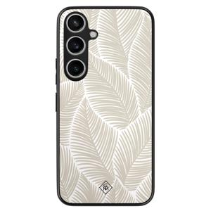 Samsung Galaxy A55 hoesje - Palmy leaves beige