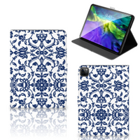 iPad Pro 11 2020/2021/2022 Tablet Cover Flower Blue - thumbnail