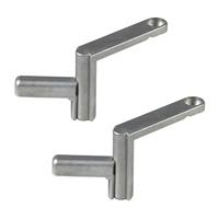 wolfcraft 2 snelspanners I 6176000 I Voor het snel vastzetten van werkstukken op alle tafels met boorgaten à 20 mm