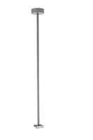 Railsysteem 3-fasen 230V, plafondophanging stijf (63,5 cm) voor 3-fasen lamp D Line