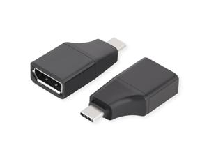 VALUE 12.99.3228 tussenstuk voor kabels USB Type C DisplayPort Zwart