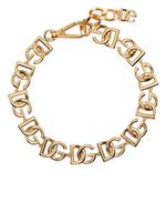 Dolce & Gabbana collier ras-de-cou à logo - Or - thumbnail