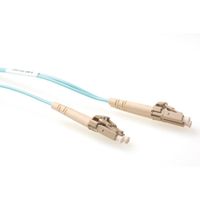 ACT 30 meter LSZH Multimode 50/125 OM4 glasvezel patchkabel duplex met LC connectoren