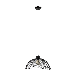 Eglo Design gaas hanglamp Pompeya 45cm zwart 43304