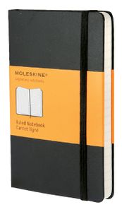 Notitieboek Moleskine pocket 90x140mm lijn zwart