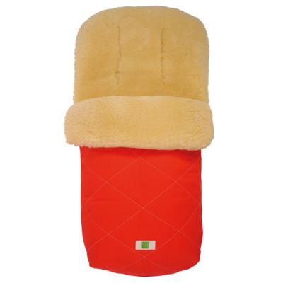 Voetenzak van lamsvel NATURA, grijs