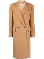 Stella McCartney manteau en laine à boutonnière croisée - Tons neutres