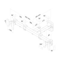 NeoMounts FPMA-W960D flat panel muur steun - thumbnail