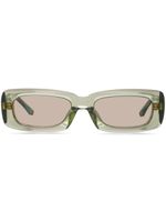 Linda Farrow x Linda Farrow Military lunettes de soleil - Vert