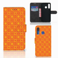 Huawei P30 Lite (2020) Telefoon Hoesje Batik Oranje - thumbnail