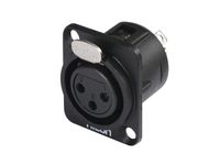 HICON XLR mounting plug 3pin HI-X3DF-M - thumbnail