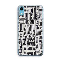 Moroccan Print: iPhone XR Transparant Hoesje - thumbnail