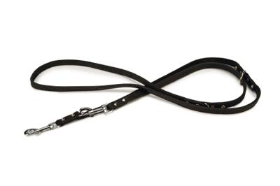 Beeztees - Hondenriem - Leer - Zwart - 200x12 cm