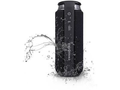 swisstone BX 500 Bluetooth luidspreker Handsfree-functie, Spatwaterdicht Zwart