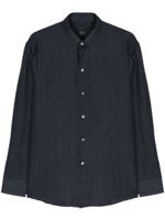 Brioni Linnen overhemd - Blauw