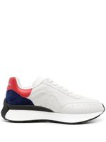 Alexander McQueen baskets Sprint Runner en cuir - Blanc