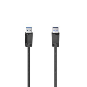 Hama USB-kabel USB 3.2 Gen1 (USB 3.0 / USB 3.1 Gen1) USB-A stekker 1.50 m Zwart 00200624