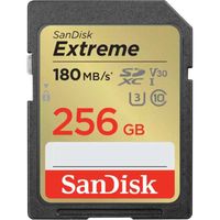 SanDisk Extreme SDXC 256 GB geheugenkaart UHS-I U3, Class 10, V30 - thumbnail