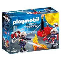 PLAYMOBIL City Action brandweerteam met waterpomp 9468