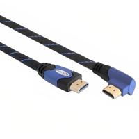 Delock High Speed HDMI-kabel met Ethernet (schuine A-A/stekkers, 3m)