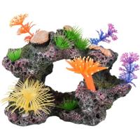 Aquarium Koralia koraalrots - 17,5 x 14 x 13,5 cm 17.5 x 14 x 13.5 cm Flamingo Grijs