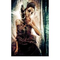 Wanddecoratie Lady (brwn/grn)