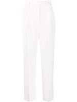 Ermanno Scervino pantalon droit à taille haute - Blanc