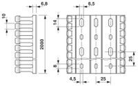 Phoenix 3240605 kabelgeleidingssysteem 2 m Kunststof, Polycarbonaat - thumbnail