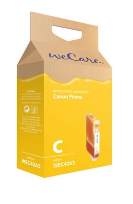 Wecare WEC4263 inktcartridge Geel 1 stuk(s)
