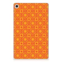 Lenovo Tab M10 Plus (3e generatie) Hippe Hoes Batik Oranje