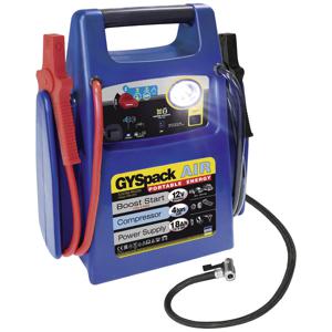 GYS Snelstartsysteem Gyspack Air 3in1 026322 Starthulpstroom: 480 A Spanningsomvormer 230 V, Compressor, Verpolings- en elektronicabescherming