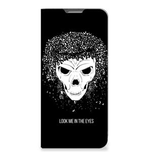 Mobiel BookCase OPPO Reno8 Lite Skull Hair