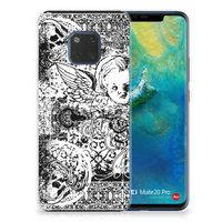 Silicone Back Case Huawei Mate 20 Pro Skulls Angel - thumbnail