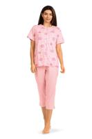 Roze doorknoop pyjama Comtessa - thumbnail