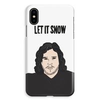 Let It Snow: iPhone XS Max Volledig Geprint Hoesje - thumbnail