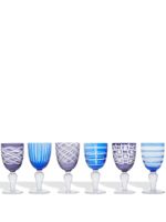 POLSPOTTEN lot de 6 verres à vin Cobalt - Bleu - thumbnail