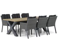 Garden Collections Oxbow/Cardiff 240 cm dining tuinset 7-delig - thumbnail