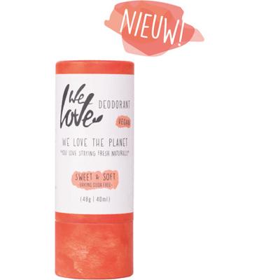 We Love We Love Natuurlijke Deodorant Stick Sweet&Soft (Vegan) (48g) We Love We Love Natuurlijke Deodorant Stick Sweet&Soft (Vegan) (48g)