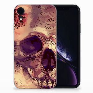 Silicone Back Case Apple iPhone Xr Skullhead