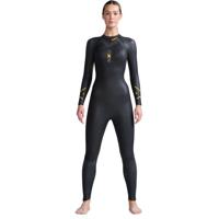 2XU Propel:1 lange mouw wetsuit zwart/oranje dames S