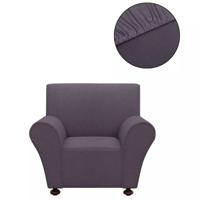 vidaXL Stretch meubelhoes voor fauteuil antraciet polyester jersey