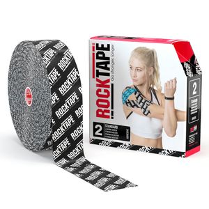 RockTape (5cm x 32m) zwart logo