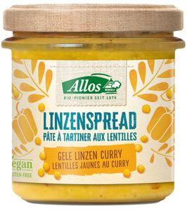 Allos Linzenspread Gele Linzen Curry